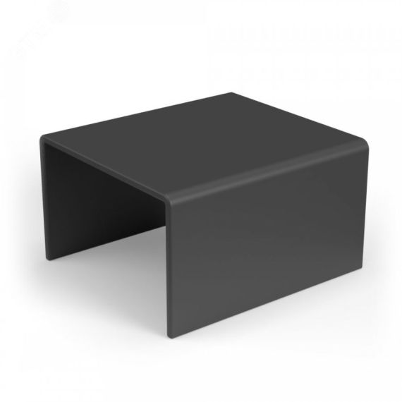 Соединитель на стык 40х25 черный (4 шт/комп) Промрукав PR08.12933