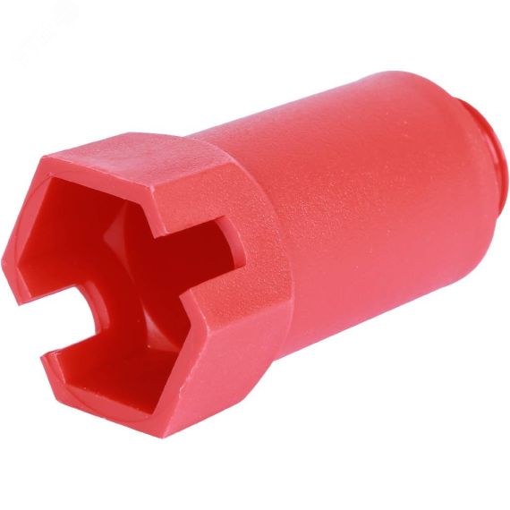 Пробка напорная Н 1/2' удлиненная пластиковая красная STOUT SFA-0035-200012