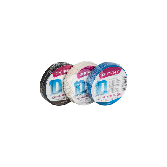 Изолента ОНЛАЙТ 71 673 OIT-B15-10/WH белая Navigator Group 71673