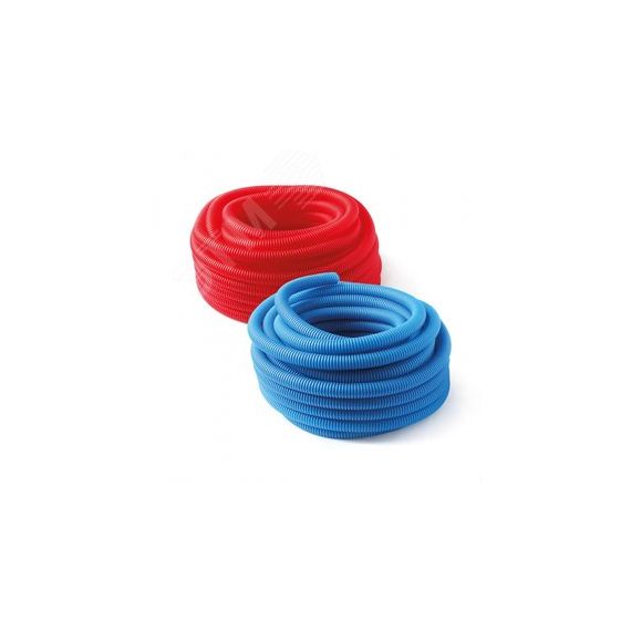 Труба гофрированная 28 синяя, для трубы 20, бухта 50м PRO AQUA PECP2820B