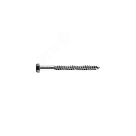 Шуруп сантехнический  10х70 DIN 571 глухарь цинк (100 шт/уп) Промрукав Промрукав PR08.9748