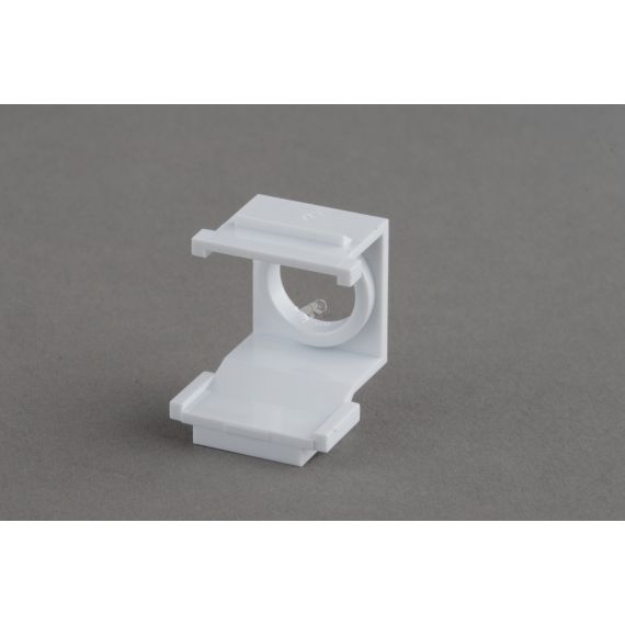 Вставка формата Keystone Jack для коаксиальных разъемов ROHS белая Hyperline 246965