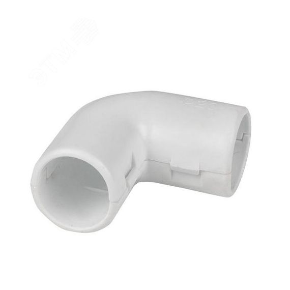 Угол 90 соединительный для трубы 16мм (5шт) белый Plast EKF ug-t-16w-r