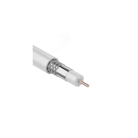 Кабель коаксиальный PROconnect RG-59U, 75 Ом, CCS/Al/Al, 48%, бухта 100 м, белый REXANT 01-2621