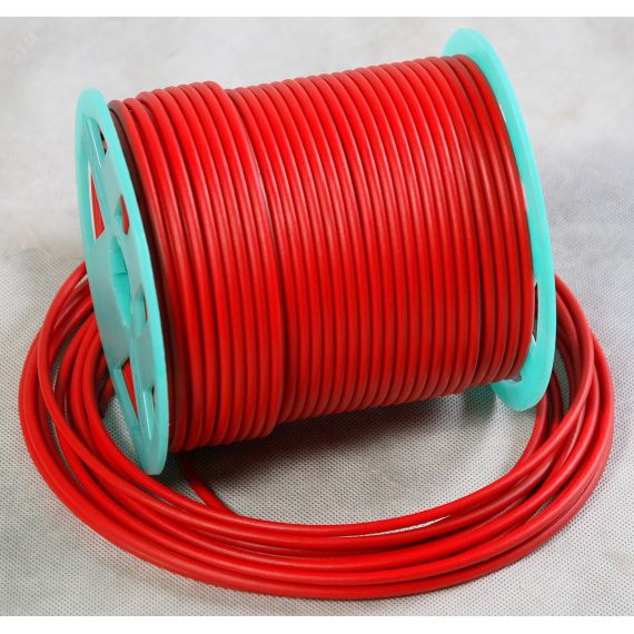 Трос металлополимерный ПР-3.5 (ПВХ - красный ) Танис ПР - 3.5 ПБ красный