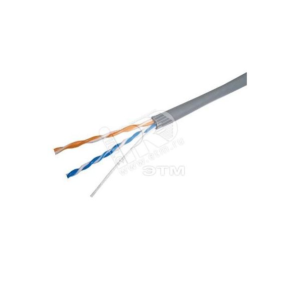 Витая пара UTP 2 пары AWG 24 категория 5е внутренняя Cu Premium SkyNet UTP 2x2x0,51 5е in/Cu.