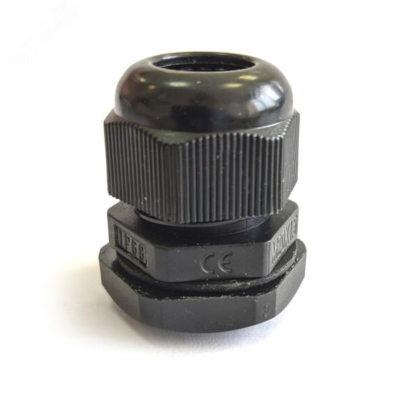 Сальник MG  20 пластик (6-12мм) IP68 черный ЗЭТА Новосибирск zeta30872