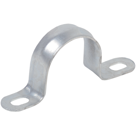 ELASTA Скоба металлическая двухлапковая d=31-32мм с крепежным отверстием 8,5х6 IEK