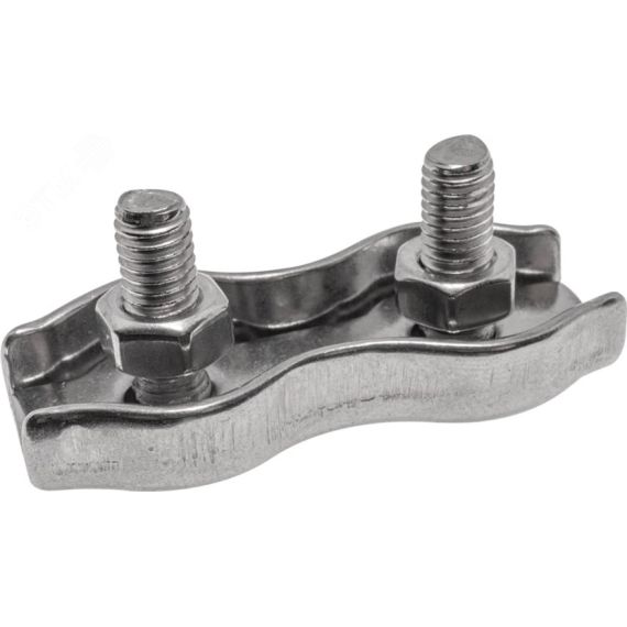 Зажим для троса 4мм DUPLEX КМП DUPLEX 4