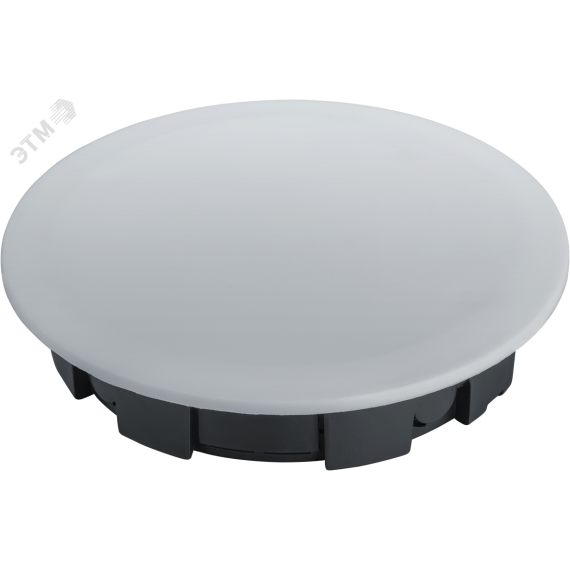 Коробка NSS-DB-SW-68-15-BL распаячная скрытого монтажа для твердых стен с крышкой черная d68х15 Navigator Group 93768