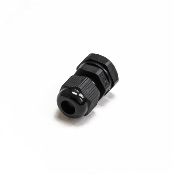 Сальник PG 7 (IP68) d отверстия 3-6,5 мм черный (20 шт/уп) Промрукав PR08.7062