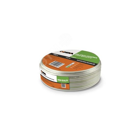Кабель коаксиальный RG-6SAT-Optima высокого качества CADENA белый Cadena RG6SAT-Optima-CADW
