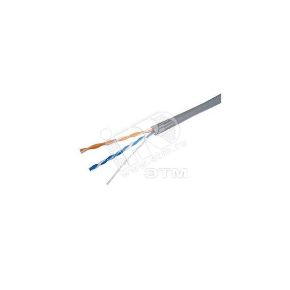 Витая пара UTP 2 пары AWG 24 категория 5е внутренняя Cu Light SkyNet UTP 2x2x24AWG in/Cu.
