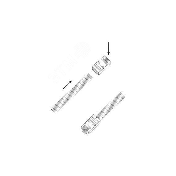 Джек RJF-1 RJ-45 8P8C CAT 5e экранированный ЭРА Б0048301