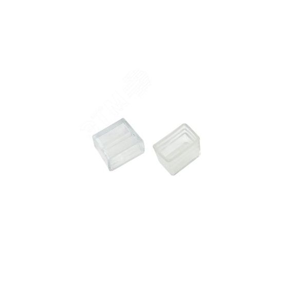 UCW-N22 CLEAR 025 POLYBAG Изолирующий зажим (заглушка) для светодиодных лент ULS-N22 RGB NEON 220В, 8x16мм. Цвет прозрачный, 25 штук в пакете. TM . Uniel UL-00005797