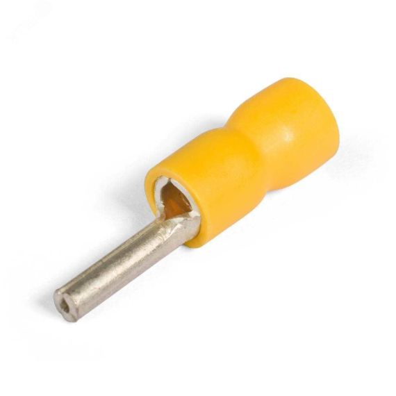 Наконечник кабельный штыревой круглый изолированный НШКИ 6.0-13 серия ПРОФИ КВТ 69805