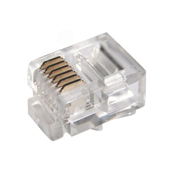 Телефонный разъем RJ-12(6P6C), REXANT 05-1013