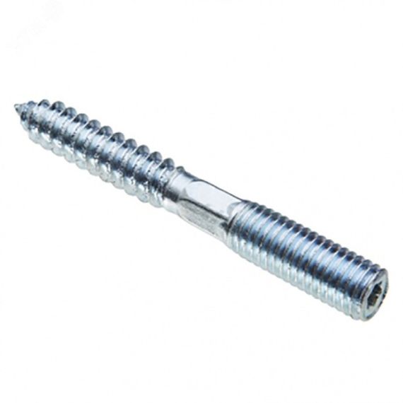 Шпилька сантехническая М10х60 покрытие цинк Крепдил CHS-10х60