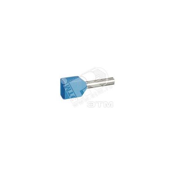 Наконечник кабельный двойной 1.5мм черный LEGRAND 037689  Legrand