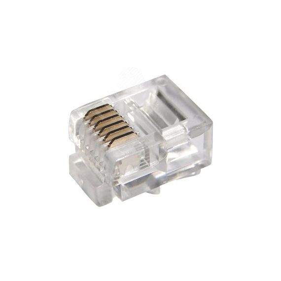 Телефонный разъем RJ-12(6P6C), REXANT 05-1013