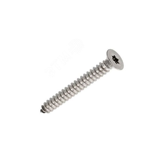 ISO 14586 (DIN 7982) Винт 3.5х45 С-Т15 (Torx15) ZNсамонарезающий с потайной головкой оцинкованный ПроТек В3.5Х45СТЦ14586