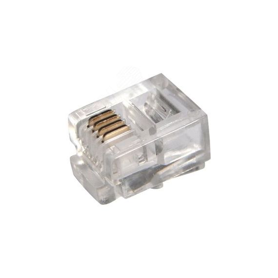 Телефонный разъем RJ-14(6P4C), REXANT 05-1012-3
