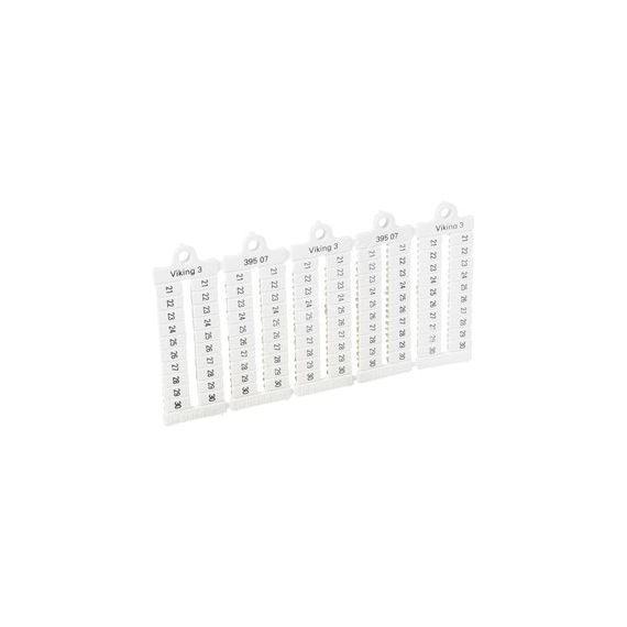 Viking Пластина маркировочная 5мм цифры 21-30 горизонтальная LEGRAND 039507