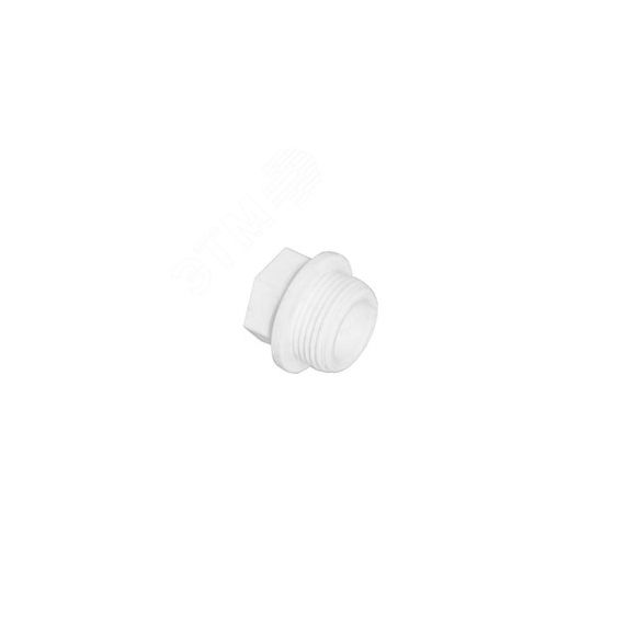 Заглушка резьбовая 25х3/4 (900/150)  БЕЛАЯ VALFEX 10163025-PRO