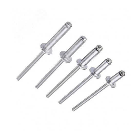 Заклепка 4х20 Al/St с плоской головкой (ISO 15977) ПроТек П0000020008