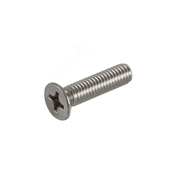 Винт с потайной головкой, шлиц крест ДИН 965 А2 M 2X5 PH BEST-Крепёж D00096500A01020005FP