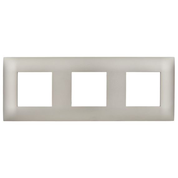 SKANDY Рамка 3-местная SK-F03Sh шампань IEK