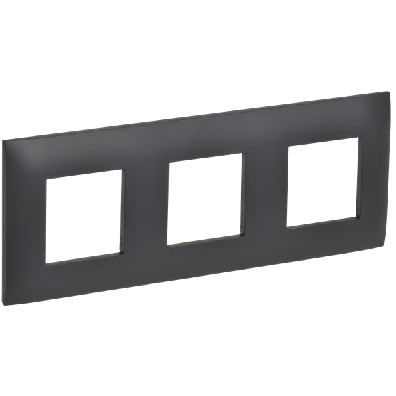 SKANDY Рамка 3-местная SK-F03T титан IEK