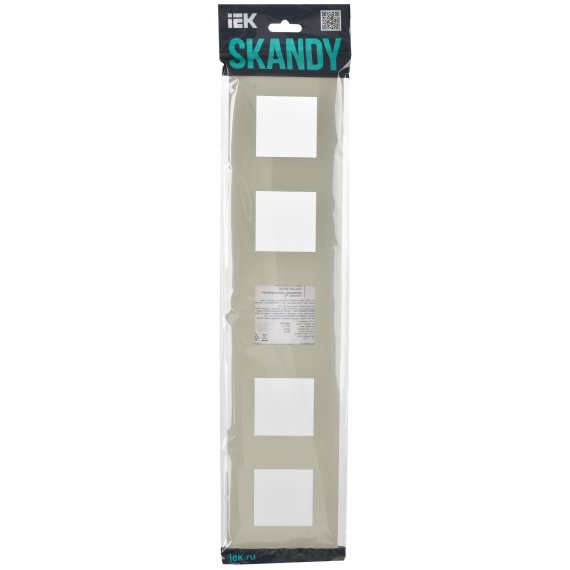 SKANDY Рамка 5-местная SK-F01B бежевый IEK