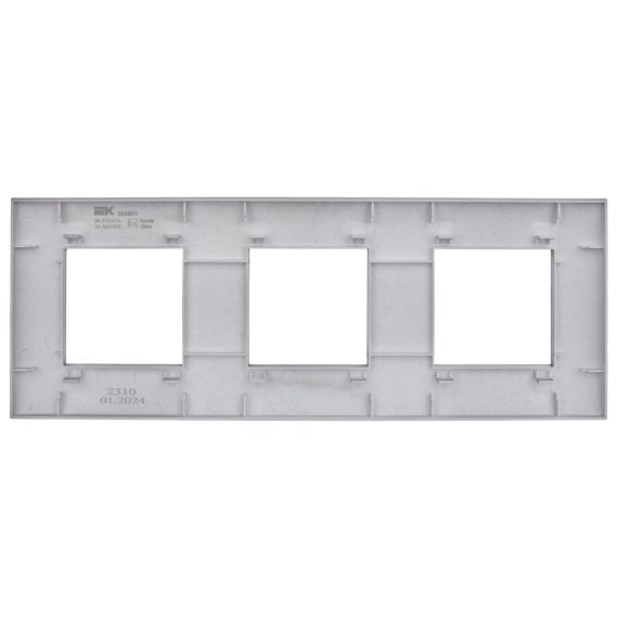 SKANDY Рамка 3-местная SK-F03Gr серый IEK