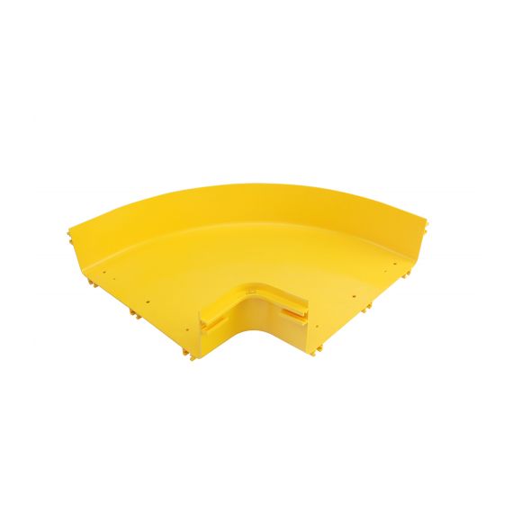 Горизонтальный поворот 90° оптического лотка 100х120 мм