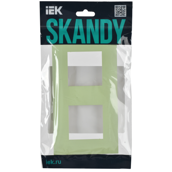 SKANDY Рамка 2-местная SK-F02M мятный IEK