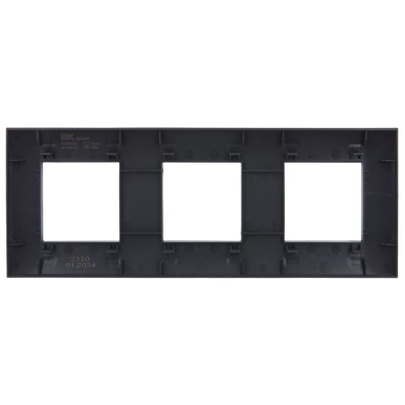 SKANDY Рамка 3-местная SK-F03G графит IEK