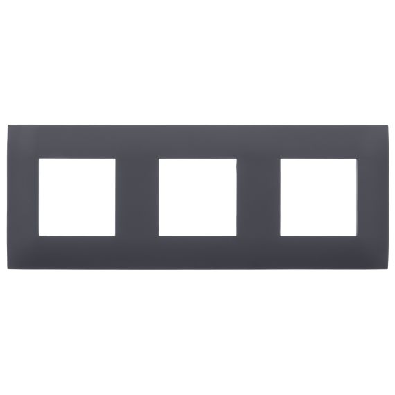 SKANDY Рамка 3-местная SK-F03G графит IEK