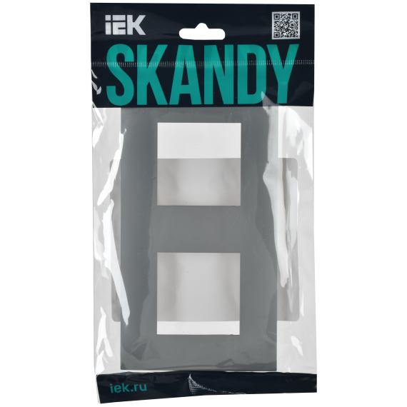 SKANDY Рамка 2-местная SK-F02Gr серый IEK