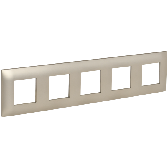 SKANDY Рамка 5-местная SK-F05Sh шампань IEK