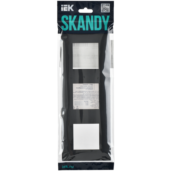 SKANDY Рамка 3-местная SK-F03G графит IEK