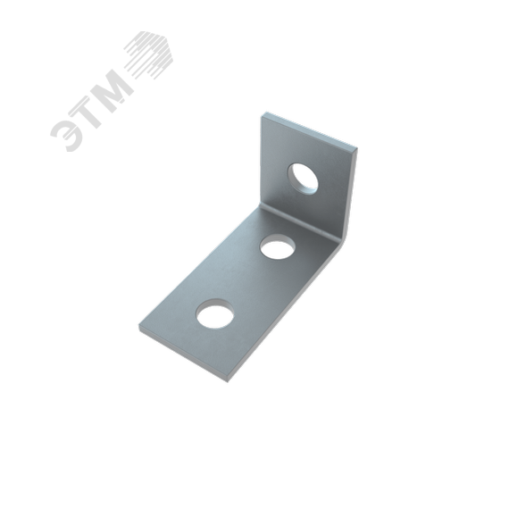 Уголок удлиненный (3 отверстия) INOX304 КМ-профиль LO27797