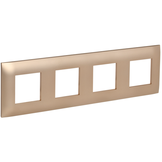 SKANDY Рамка 4-местная SK-F04Sa песочный IEK