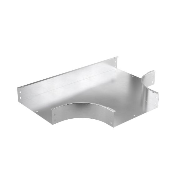 Ответвитель Т-образный 100х100, 2,0 мм, алюминий, в комплекте с крепежными элементами и соединительными пластинами, необходимыми для монтажа