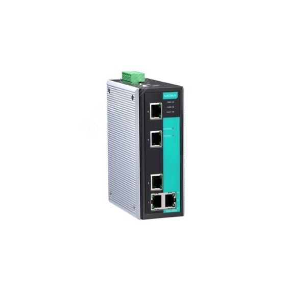 Коммутатор 5 x 10/100BaseTX с базовыми функциями управления, с возможностью настройки по протоколу PROFINET, расширенным диапазоном температур. MOXA EDS-405A-PN-T