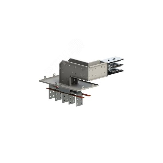 Секция магистральная  присоединительная ШМА-5 4000А IP55 AL 3P+N(100%)+PE (корпус)  к шкафу угловая горизонтальная в пространстве левая ШМА 5.10.4000. СОЭМИ Н0210407170