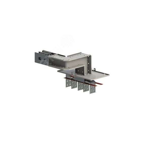 Секция магистральная  присоединительная ШМА-5 1250А IP55 AL 3P+N(100%)+PE (корпус)  к шкафу угловая вертикальная левая ШМА 5.10.1250.53 СОЭМИ Н0210402150