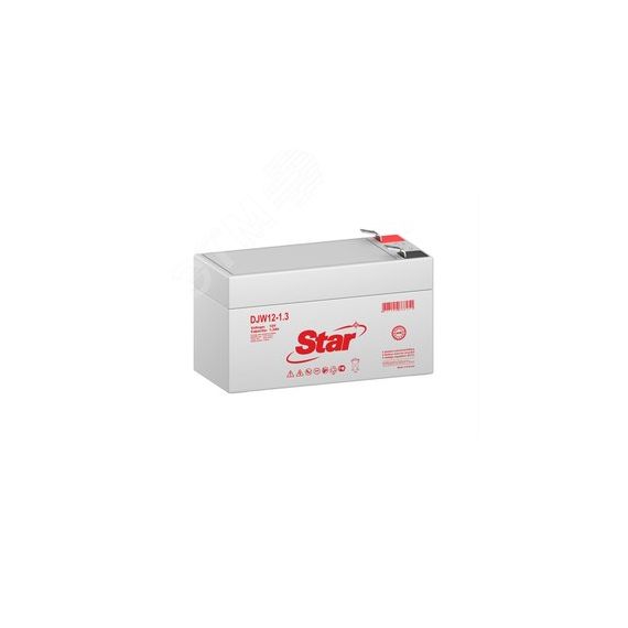 Аккумуляторная батарея DJW 12В 1.3Ач STAR STAR DJW12-1.3 STAR