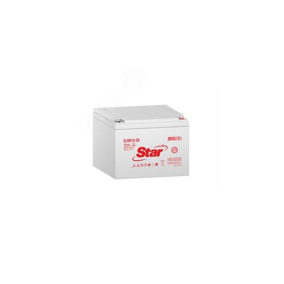 Аккумуляторная батарея DJW 12В 26Ач STAR NP STAR DJW12-26 STAR NP