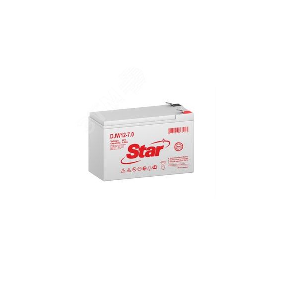 Аккумуляторная батарея DJW 12В 7.0Ач STAR STAR DJW12-7.0 STAR